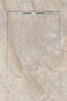 Керамический душевой поддон INCANTO BONE - SLOPE LINE