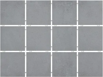 Керамогранит Амальфи 1271H серый (полотно из 12 частей 29.8х39.8)