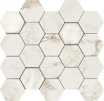 Мозаика HEXAGON IMPERIAL PEARL LEV (02617)