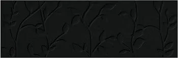 Настенная плитка Winter Vine O-WIN-WTA232 рельеф черный