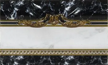 Бордюр SIRACUSA Sofia Negro Zocalo