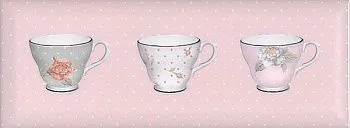 Декор Веджвуд STG\B274\15031 Чашки розовый грань