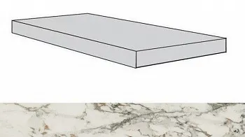 Allure Capraia Scalino Angolare Dx 33x120 /Аллюр Капрайя Ступень Угловая Пр 33x120
