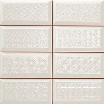 Настенная плитка DIAMOND 4x2 DEC. BLANCO