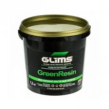 Многоцелевой эластичный герметик GLIMS-GreenResin 1.3 кг
