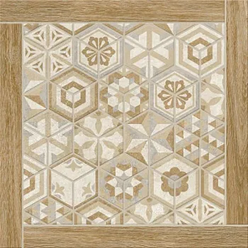 Керамогранит 944141 Veneto Коричневый декор