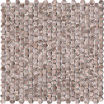 Мозаика Gravity Aluminium Hexagon Rose Gold (L244008691)
