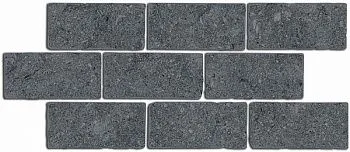 Бордюр Роверелла BR021 серый темный мозаичный