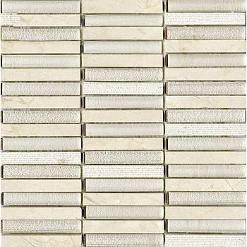 Мозаика Time Text Linear Cream (1,5x10)