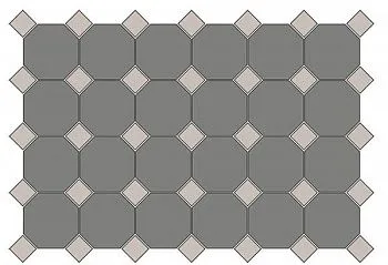 Керамогранит CE.SI. ART DECO Nickel ottagono СП165