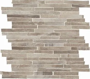 Мозаика Petrified MOSAICO BRICK GREY PANTHER LAP