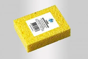 Губка из целлюлозная д/удаления ост.эпоксидной затирки (желтый)