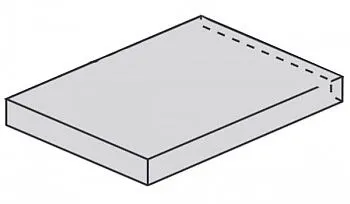 Угловая ступень Charme Extra Carrara Scalino Angolare SX левая (620070000987)