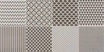 Настенная плитка DECOR GEOMETRICO NEGRO