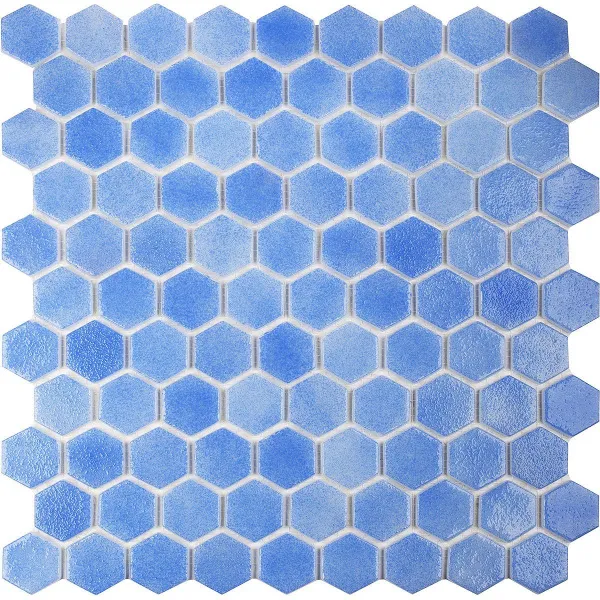 (Vidrepur) Мозаика Hex № 110 Antid. (на сетке) 31.7x30.7 (изображение)