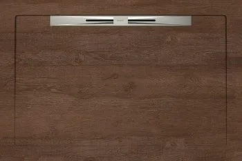 Керамический душевой поддон OAKWOOD RED BROWN - SLOPE NOVA LINE 120