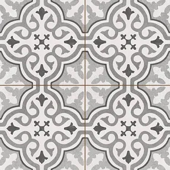 Керамическая плитка Hydraulic Grace Silver (KRLH00002) 45x45 45х45