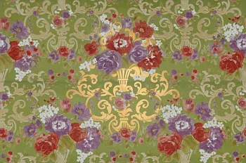 Панно FIORITURA ORO SU VERDE (PR DO VE FIORI)