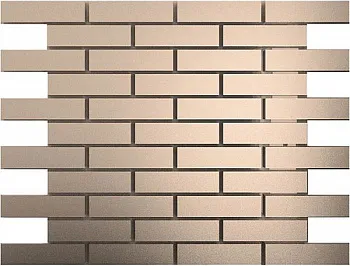 Мозаика зеркальная Бронза матовая Бм8025  ДСТ  чип 80 х 25