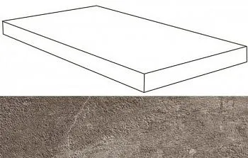 Угловая ступень Era Anthracite Scalino Angolare Dx правая