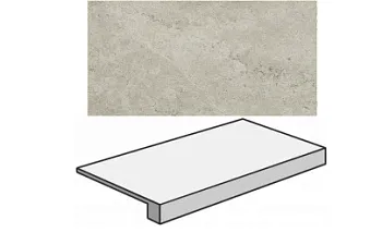 (Italon) Ступень фронтальная Metropolis Absolut Silver Scalino Front Nat (620070002197) 33x160