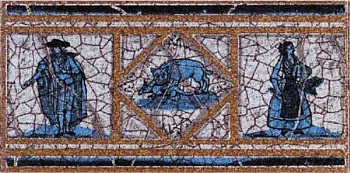 Вставка-подступенник gr4. CADAQUES AZUL