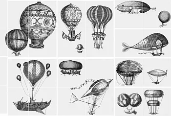 Декор Macchine Volanti 2 L.111 20 (комплект из 24шт.20x20)