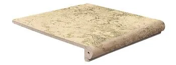 Ступень фронтальная Travertino Peldano Curvo R-12 Daino