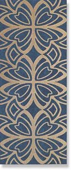Декор Pietra D`Oro 1046555 FASCIA BUTTERFLY BLUE