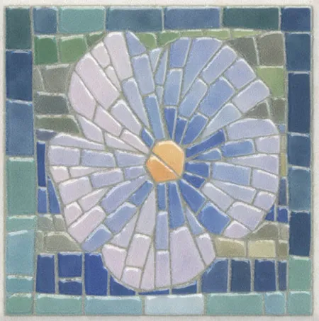 Вставка Сад Моне AD/A366/SG9502L лапп. (изображение)