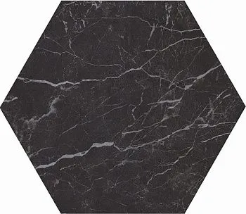 Керамогранит CP MARMOKER NERO CRETA  LUCIDO ottagono (СП546Р)