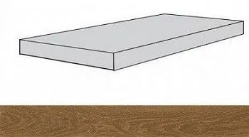 Ступень угловая 620070001372 Eligo Walnut Scal.120 Ang Dx правая