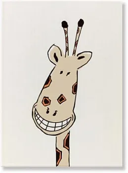 34056 Декор LOUIS & ELLA ЦВЕТНОЙ decor "голова веселого жирафа"