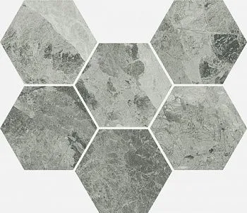 Мозаика Extra Silver Mosaico Hexagon (620110000067)