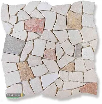 Мозаика AMORHOUS MIX ТРАВЕРТИН нат.камень (2.3x2.3)