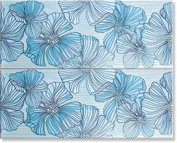 Декор B1457/7000 Челси голубой