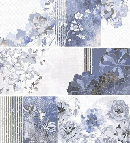 Декор DECOR MILA BLUE (3 pzs mix) (изображение)