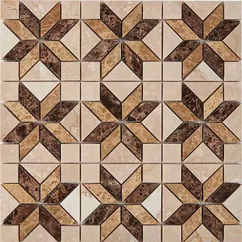 Мозаика PIX286 из мрамора (23x23)