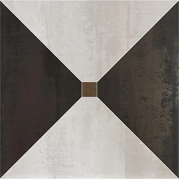 Керамогранит Dorian Trapecio White/Graphit ret