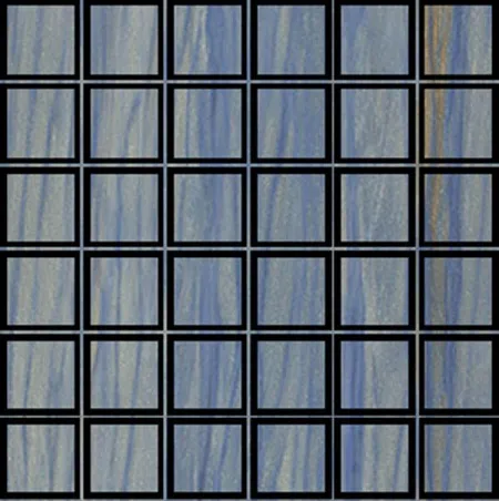 Мозаика MOSAICO AZUL MACAUBA 6mm LAPP/RETT 5x5 (87191) (изображение)