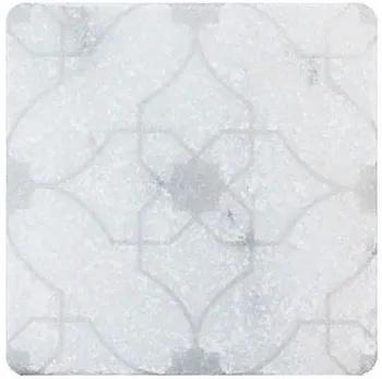 Декор WHITE MARBLE Motif №7 белый