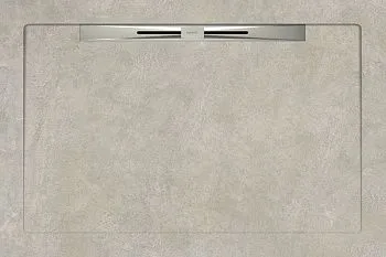 Керамический душевой поддон GEOMETRICS TAUPE SLOPE NOVA LINE 120