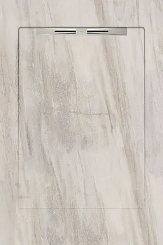 Керамический душевой поддон GUSTO WHITE - SLOPE LINE