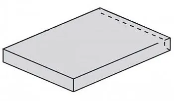 Ступень угловая левая Surface Steel Scalino Angolare SX (620070000682)