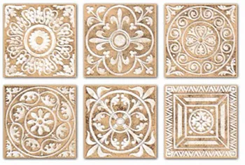 Декор C1294/TU0600 Сонет песочный