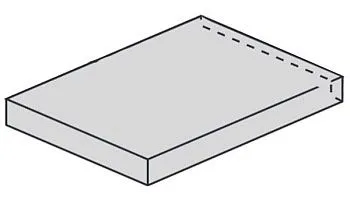 Угловая ступень Genesis Mercury Brown Scalino Angolare SX левая (620070001057)