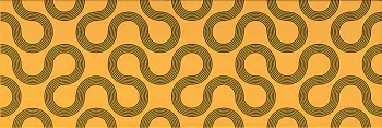 Настенная плитка Spin Yellow-Black Geo (O-SPI-WTU061)