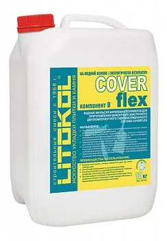 Смесь гидроизоляционная Coverflex (A+B)  белый компонент B (канистра 10кг)