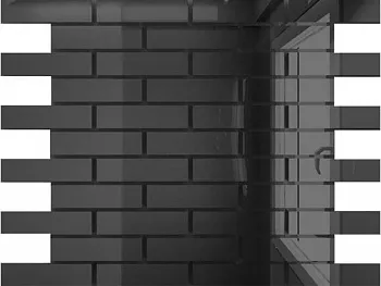 Мозаика зеркальная Графит Г8025 ДСТ чип 80 х 25