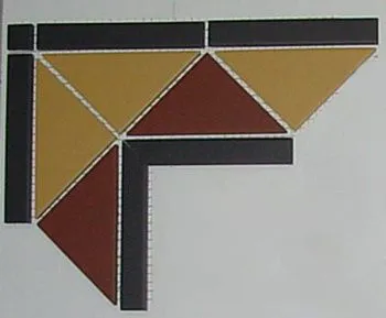 Угол керамический Corner RICHMOND Black Stand.(14+20+21)